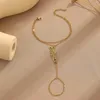 Braccialetti Braccialetti in acciaio inossidabile Oceano pesce a sospensione Bracciale Donne Anello della catena femminile Anello di personalità semplice