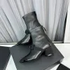 Chanells Martin Designer Chanellies Femmes Ankle Chaannel Cuir Boot Boots Boots Platform Letter Taille 35-41