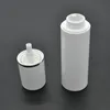 50pcs 15ml cilíndrico em prata borda plástico emulsão Airless Bomba Mini garrafa de embalagem de amostra de cosméticos vazio Recipiente de embalagem SPB101 ABGTW