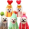 Dog Apparel Cute Fruit Dog Clothes for Small Dogs hoodies Warm Fleece Pet Clothing Puppy Cat Costume Coat for French Chihuahua Jacket Suit 230821