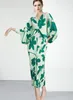 Luxury Issey veckad 2023 Summer New Women's Style Fashion Print Dress