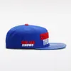 Sombrero de alta calidad barato moda clásica hip hop marca hombre mujer snapbacks azul real rojo blanco CS WL THE SIX CAP273Y