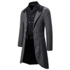 Manteau mi-long pour homme, nouvelle collection automne et hiver