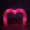 wholesale 10x6m 33x20ft con ventilatore Bellissimo arco gonfiabile a forma di cuore con luci per San Valentino / Pubblicità / Decorazione per feste realizzato da Ace Air Art