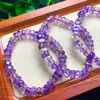 Bangle Natural Ametrine Bracelet Jewelry Healing Energy Fengshui LoversGift Holiday Gifts For Women 1pcs 4x8mm