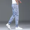 Whole- 2022 Primavera Verano Slim Fit Jeans para hombres Tallas grandes Pantalones para hombres Casual Hombres de negocios Denim Mans Vaqueros Hombre1272C