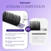 Falska ögonfransar Kervamy Eyelash levererar enskilda fransar Premium Silkvolym Klassisk Lash Soft Matt Dark Professional 230821