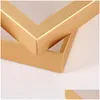 Подарочная упаковка белая золотая бумажная коробка с окном по случаю дня рождения