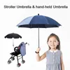 BTROLLER PARÇA Aksesuarları Evrensel Bebek Bebek Tezgahı Şemsiyesi Clamp 360 Ayarlanabilir Bebek Sun Gölgesi Su Geçirmez Şemsiye Pram Tramvay Beach Sandalye 230821