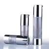 10pcs/lote portátil 30 ml 15ml Bomba de plástico vazia para loção de perfume garrafa de cosméticos sem ar recipientes de vácuo transparente EB78 Lndek