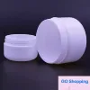 Classic Bottle Cosmetic Face Cream Lotion Sub-Bottles with White inner cover Bottles PP BPA Free Round Jars Free express Wholesale