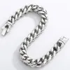 Charmarmband föremål rostfritt stål armband för män 10 mm kölkedjor Mens handled till hands smycken tillbehör han 230821