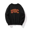 Heren Hoodies Sweatshirts USC Basketball Autumn Fashion Casual For Men Woman Sweatshirt Basic Solid Color High Quality Streetwear Top Dikker 230821