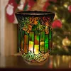 Candle Holders Electronic Wax Wizard Of Oz Cup Mosaic Wind Lamp Glass Stand Home Decoration Dining Table Romantic Succulent P