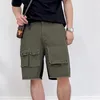 Herrshorts 2023SS High Street Patchwork Top Quality Casual Cargo Pants Streetwear Y2K Sweatpants Basketball Clothing