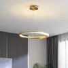 Chandeliers Model Room Cloakroom Living Lustres Para Sala De Jantar Irregular Ring Lighting Suitable For Bedroom Villa Home