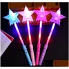 Autres fournitures de fête d'événement Vente de concert Light Stick Star Hollow Glow Magic Bunny Enfants Flash LED Jouet Drop Livraison Accueil Gard Dhjnm