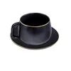 Cups Saucers Xinchen 1 Set Noordse keramiek Matte beker en schotel met lepel afternoon tea Milk Koffie Water Mok Teaset