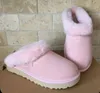 Mulheres botas de neve tripla preta castanha roxa rosa marinha cinza moda clássica joelho tornozelo curto salto alto bota mulher mulher mantém sapatos de designer quente 36-41