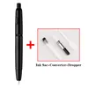 Фонтанные ручки плавно бренд Majohn A1 Retro Matte Black выдвижной ручка с выдвижным фонтаном 0,4 мм тонкие чернильные ручки для написания канцелярских товаров 230821