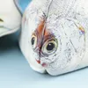 Nauka zabawek 1PC Nowe ołówki rybne kawaii obudowa urocza symulacja tkanina pluszowa pudełko na pióro rybne