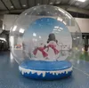 Attività all'aperto 3M 10 piedi Big Clear Dome Tenda per decorazioni per feste di Natale Globe di neve gonfiabile personalizzato