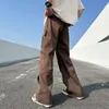 Men's Pants HOUZHOU Cargo Men Harajuku Oversize Wide Leg Trousers Male Streetwear Hip Hop Casual Korean Japanese Pocket Safari Style 230821