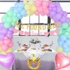 Andra evenemangsfest levererar funmemoir hon hittade sin älskare banner pastell balloon garland kit för ungkarldekoration bruddusch bröllop 230821