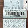 1000 peças etiqueta de número de série selo de garantia etiqueta de segurança código de barras linha de produtos numerada VOID esquerda remoção à prova de violação tampa evidente