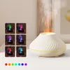 Oli essenziali Diffusori Vulcanica Fiamma della fiamma Diffusore Lampada ad olio essenziale Utilizzo dell'umidificatore d'aria elettrica Mattore di nebbia fresca con luce notturna a LED per casa 230821