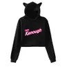 Bluzy damskie bluzy z kapturem I Am Kenough Hood Cat Ear Girl