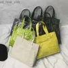 Totes Large-capacity Transparent Jelly Bag 2021 New Trendy PVC Beach Tote Bag Travel Portable Shoulder Bag Women Handbags Casual Tote HKD230822