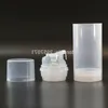 Transparent Clear Essence Pump Plastic Airless flaskor för Lotion Cream Shampo Bath Tomkosmetisk förpackning 100 st Vleso