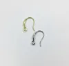 Orecchini a cerchio ERUIFA 10pcs di circa 15 mm Connettore di orecchie collegamento Porta di collegamento Fishhook per orecchini fai da te 2 colori nickle e senza piombo