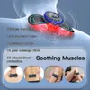 Massageando travesseiros de pescoço EMS Massageador de pulso elétrico Massageiro cervical Patch de adesivo traseiro Estimulador muscular Alívio portátil Relax Relax Massageador 230822