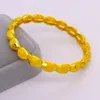 Bangle Vietnam Sargent Bransoletka Women Gold Gold Yellow Real Solid Long Jewelry to Girlfriend