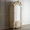 Decorative Plates American-Style Solid Wood Wardrobe Simple Modern Storage Cabinet Home Bedroom High-End Carved Locker