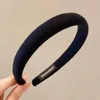 New Solid Wide Hair Bands Hoop for Women Vintage Soft Elastic Headband Fashion Girls Thicken Hairband Headwear Hair Accessories