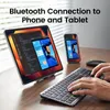 Teclados Ugreen Keyboard sem fio Bluetooth 50 24G Russiankoreanen 99 Keycaps para MacBook iPad PC tablet USB C recarregável 230821