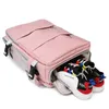 Backpackpakketten Multifunctionele reisbackpacks voor vrouwen Treking bergbekleding Bag USB -laadpoort rugzak droge en natte scheiding 230821