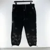 Mens Casual Pants Designers Men Pantssl Camouflage Leather Pentagram Men's Women Tracksuits Fashion Hip Hop Pant1c9t