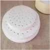 Pişirme Hamam Aletleri 400 PCS/Lot Bambu Buharlayıcı Buharlama Kağıt Serbest Boy Sebzeler Dim Sum Tenceresi Yapışmaz Pan Astarları LX0814 DROP DHY4G