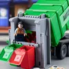 Diecast Model Car City Garbage Truck Car Model Diecast Plastics Garbage Sorting Sanitation Vehicle Car Model Sound Light Kids Toys Gift Set Box 230821