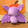 Plush Dolls Dark Series Bat Toy Pentacle Moon Doll Sched Gothic Rock Style Halloween Birthday Gift Kids Dekor 230821