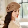 Bérets Femme Cadeau Dame Irrégulière Pillbox Cap Mode Cloche Chapeaux Femme Feutre Béret Parti Formel Fedora Église 100 Laine Top Hat 230822