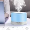 Essential Oils Diffusers Smart Ultrasonic Air Firidifier Tuya WiFi Essential Aroma Oil Diffuser 500 ml Träkorn Luftfuktare Mist Maker 7 LED -färger 230821