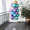 Andra evenemangsfestleveranser 2Sets 19 Tubes Balloon Holder Balloons Stand Column Confetti Kids Birthday Baby Shower Wedding Decoration 230821