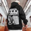 Moletons masculinos masculinos harajuku moletons outono inverno macho com capuz de capuz casual moda homme clorhing hip hop streetwear pullovers