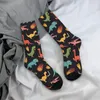 Мужские носки Happy Vintage Pizza Dinos Crazy Unisex Harajuku бесшовные отпечатки смешные носки