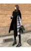 Women's Down High-End Thicken Long Parkas Women Black Glossy Patchwork Lamb Hair White Duck Coat Silver Winter Warm Ladies Outwear